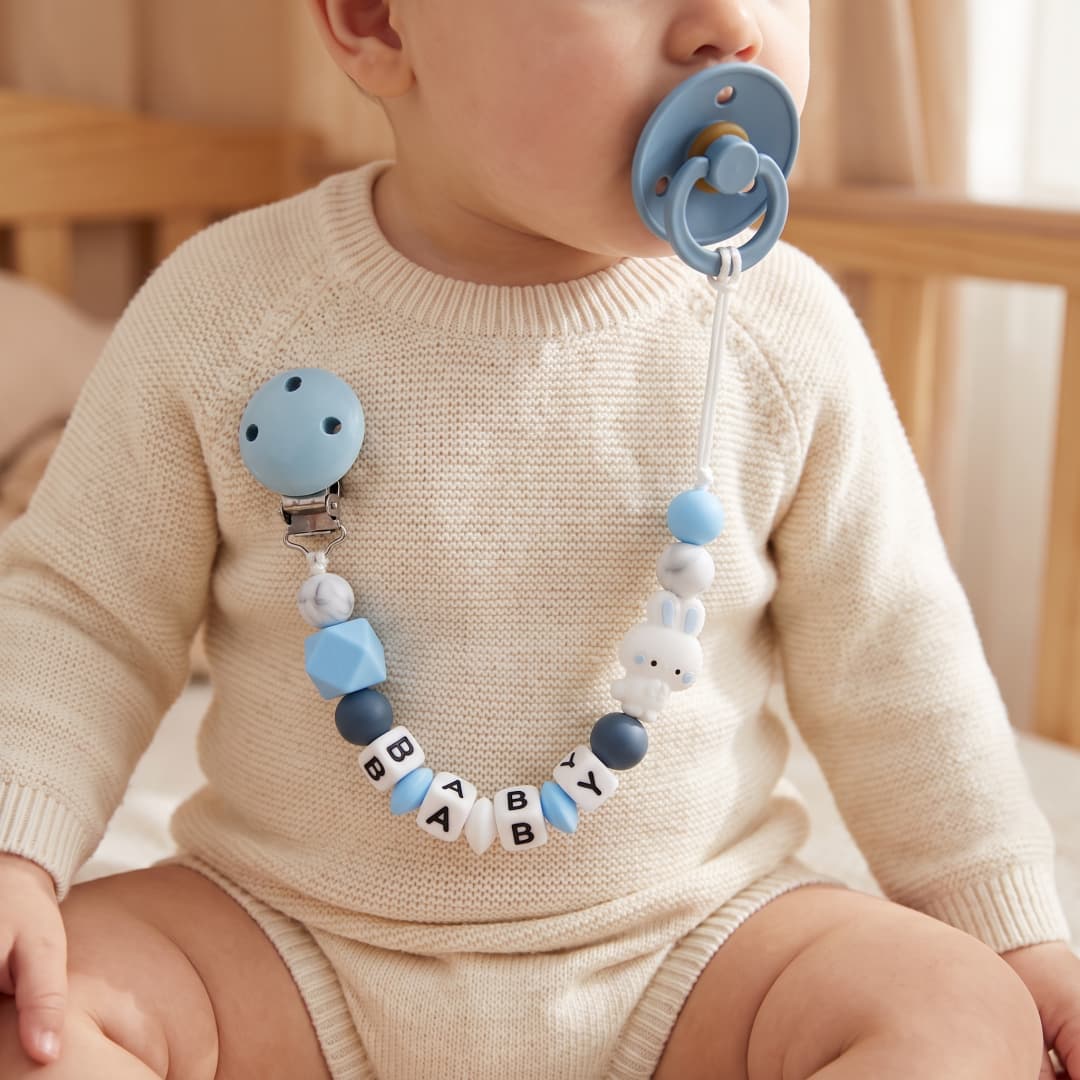 Baby Products - Attache-tétine personnalisée pour bébé avec nom,