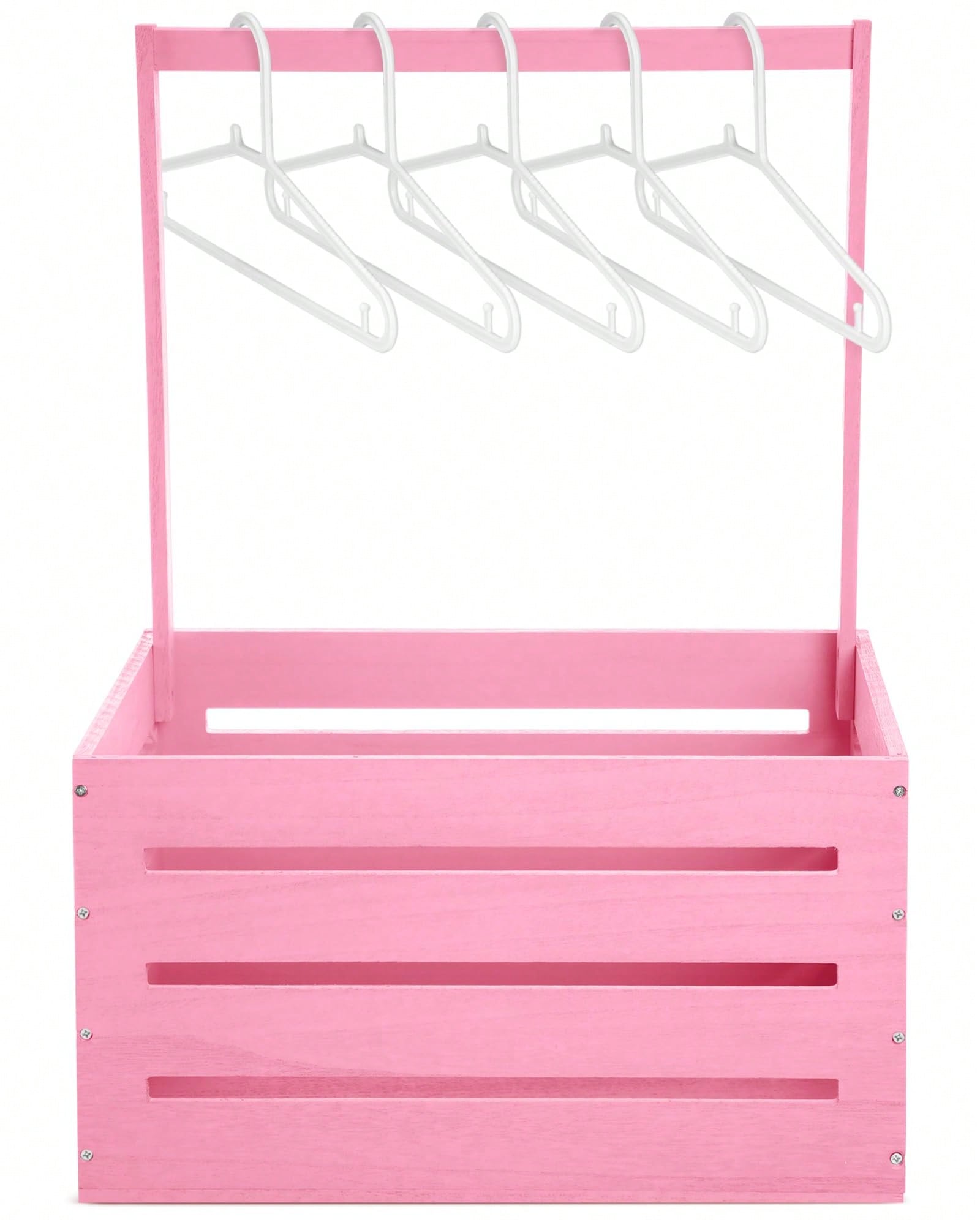 Baby Products Hamper - Coffre de rangement en bois rose