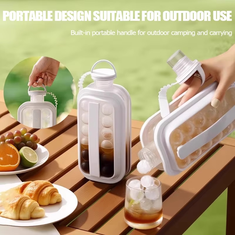 Portable Bottle Warmer - Bac à glaçons 2-en-1 portable avec